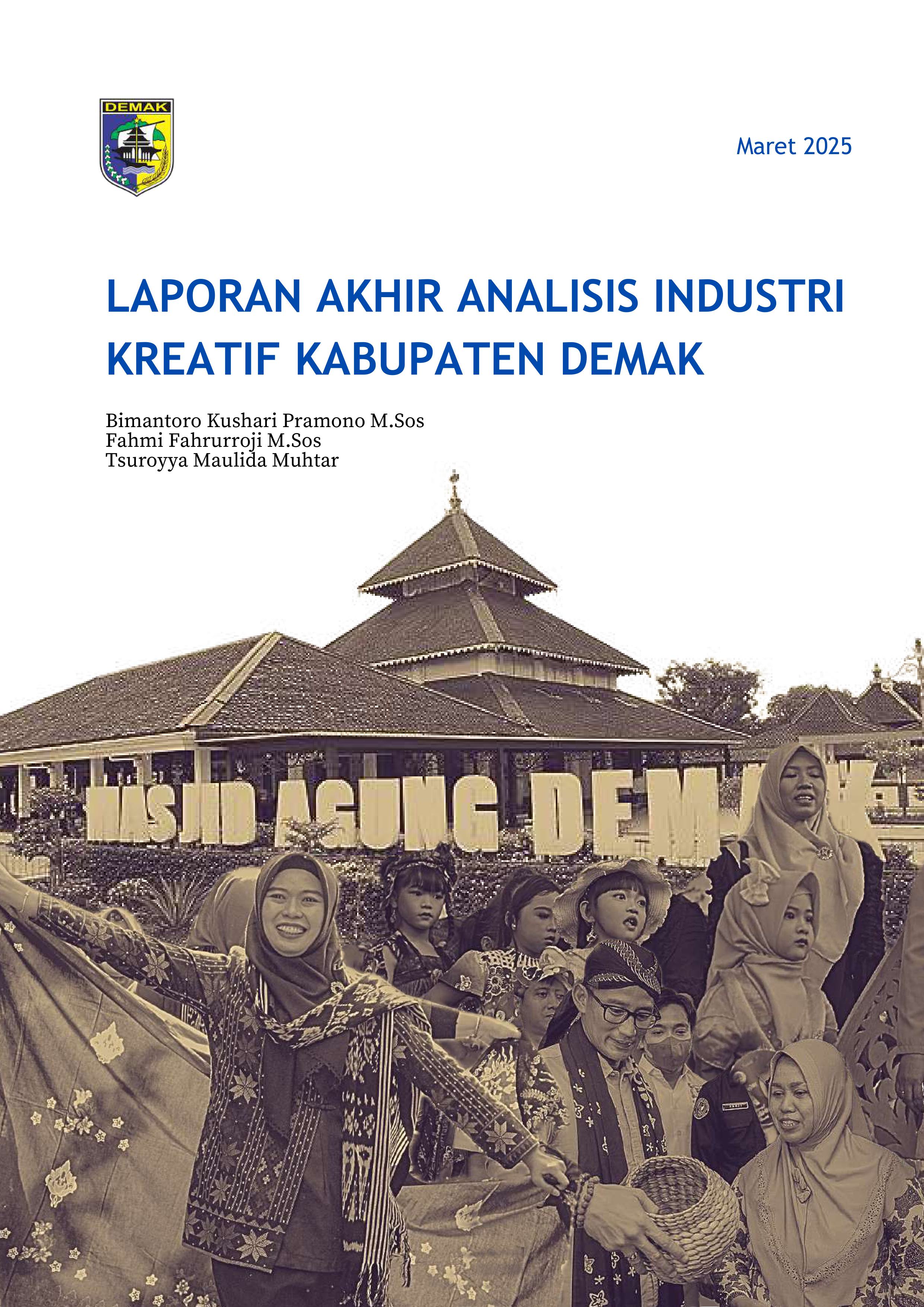 Laporan Analisis Industri Kreatif Kabupaten Demak